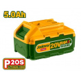 Маленькое фото товара - Аккумулятор 20В, 5,0Ач,Li-ion P20S  JADEVER. Вариант №1