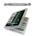 Маленькое фото товара - Сверла по металлу двухсторонние, HSS-G, 2,5*10/43 (10 шт.) "РОСОМАХА". Вариант №1