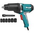 Маленькое фото товара - Гайковерт электрический 1050Вт, алюм коробка передач, с резиной, 6 гнездами (17,18,19,21,23,24 м). Вариант №1