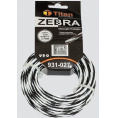 Маленькое фото товара - Леска для триммеров ZEBRA (картон) 2.70мм*12м, белый+черный. ВИТАЯ, ОСОБО ПРОЧНАЯ. Вариант №1