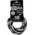 Маленькое фото товара - Леска для триммеров ZEBRA (картон) 4.00мм*6м, белый+черный ВИТАЯ, ОСОБО ПРОЧНАЯ. Вариант №1