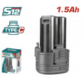 Маленькое фото товара - Аккумуляторная батарея Li-ion 12V 1.5A USB type-C TOTAL. Вариант №1