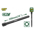 Маленькое фото товара - Удлинитель для воротка ударный Dr. 1/2",длина:10"(250mm) Jadever. Вариант №1