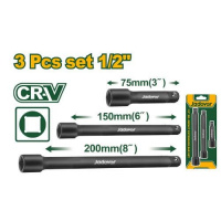 Фото товара - Набор ударных удлинителей для воротка Dr. 1/2", 3", 6", 8" Jadever