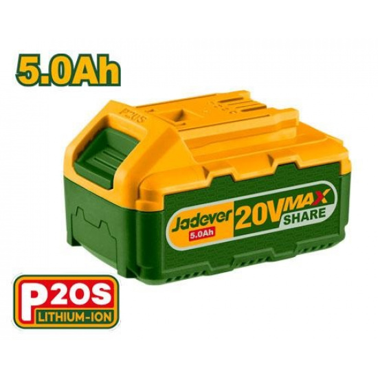 Большое фото товара - Аккумулятор 20В, 5,0Ач,Li-ion P20S  JADEVER, JDLBP550. Вариант №1
