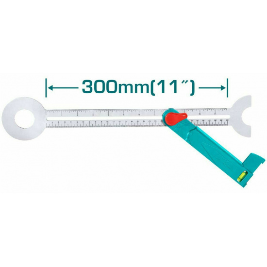 Большое фото товара - Кровельный угольник 300mm(11 inches) TOTAL, TAHS3011. Вариант №1