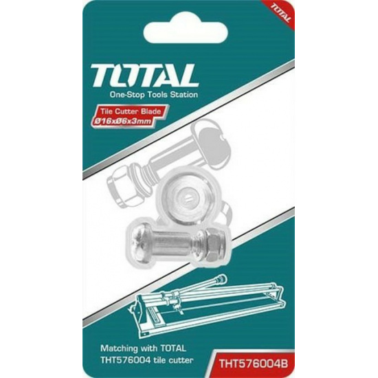 Большое фото товара - Ролик  для плиткореза  (D 16mm*d 6mm*3 mm)   TOTAL, THT576004B. Вариант №1