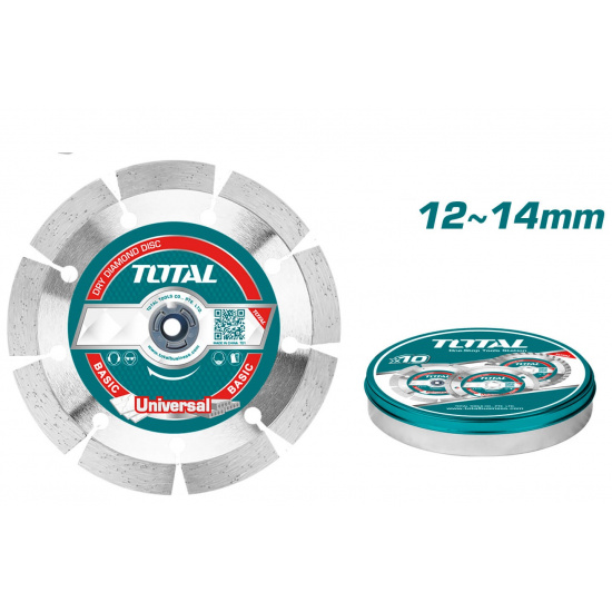 Большое фото товара - Диск алмазный сегментированный 230X22.2mm TOTAL, TAC2112303M. Вариант №1