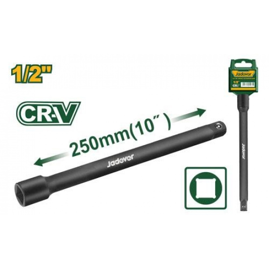 Большое фото товара - Удлинитель для воротка ударный Dr. 1/2",длина:10"(250mm) Jadever, JDMS5210. Вариант №1